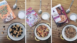 🇺🇸 He hecho CEREALES SANOS REESES FROOT LOOPS Y GRANOLA 🤤 [upl. by Ajax]