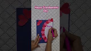 Beautiful Grandparents Day greeting card Easy card making  tiktikwowcreation grandparentsday [upl. by Suiravat971]