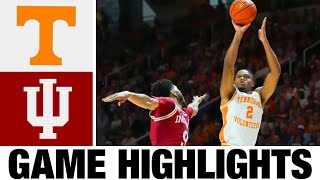 12 Tennessee vs 17 Indiana Highlights  NCAA Mens Basketball  2024 College Basketball [upl. by Mattox440]