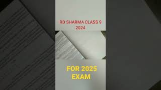 RD SHARMA CLASS 9  202425 NEW EDITION  StudyHub  IX  Reference Book for Class 9th [upl. by Amil]