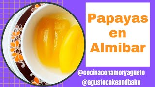 pasoapasoCómopreparar PAPAYASenALMIBARReceta fácilyrápidaCocinachilena 🇨🇱 [upl. by Nosydam299]