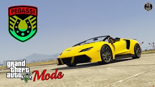 Pegassi Tempesta Spyder  GTA 5 Mods Customization [upl. by Shafer]