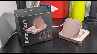 Zens Magnetic Nightstand Charger Copper review [upl. by Nnilsia253]