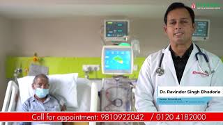 Online HDF Dialysis Process Explained by Dr R S Bhadoria at Yashoda Hospital Nehru Nagar Ghaziabad [upl. by Nebeur]