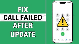 How To Fix Call failed on iPhone after Update Step by Step [upl. by Lorant]