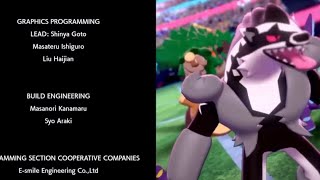 Pokemon Sword and Shield  FULL CREDITS and MUSIC [upl. by Zizaludba]