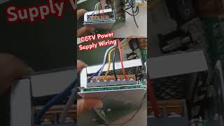 CCTV Power Supply Wiring wiring elektrik cctv cctvcamera camera diy repair powersupply [upl. by Reta]