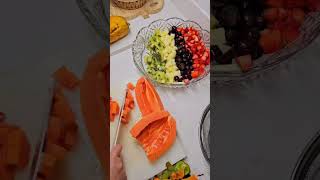 SALADA DE FRUTAS COM CREME DE MARACUJÁ  COLORIDA E REFRESCANTE  Sobremesa receitas shorts [upl. by Aeila343]