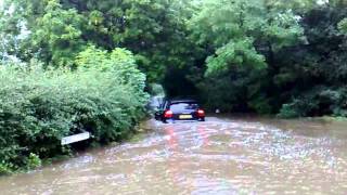 Porsche Cayenne Wading Deep Water [upl. by Soalokin]