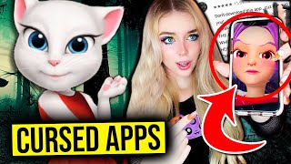 1 Hour of CURSED APPS That you Should NEVER DOWNLOADSCARY HAUNTED APPS [upl. by Coray]