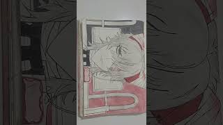 Drawing Character pt1 art artsandjournal watercolor game fanart mood bored [upl. by Reiter]