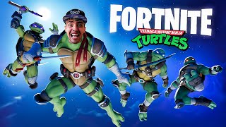 Jugué con LAS TORTUGAS NINJA en Fortnite y son increíbles [upl. by Stanwin732]