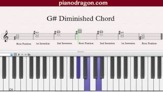 G Diminished Chord [upl. by Hoag]