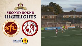 Stenhousemuir 02 Brora Rangers  Scottish Gas Scottish Cup Second Round Highlights [upl. by Aicatsal]