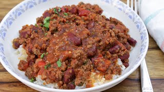 Chili Con Carne Recipe  How to Make Chili Con Carne [upl. by Euqinue]