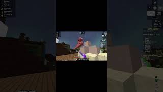 Beating Mahoraga In Bedwars shorts [upl. by Ardnahs]