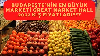 Macaristan BudapeĹźtenin EN BĂśYĂśK Marketi Great Market Hall Turu  Market Vlog [upl. by Aroda]