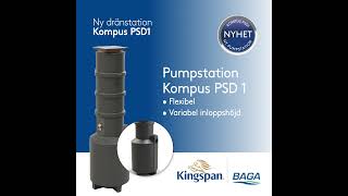 Dränstation Kompus PSD1 från Kingspan BAGA [upl. by Kluge280]