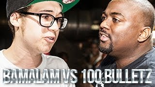 BAMALAM VS 100 BULLETZ  Dont Flop Rap Battle [upl. by Notserc]