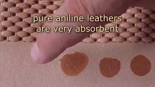 TYPES OF LEATHER  WATER SENSITIVITY  COLOURLOCK [upl. by Eednak]