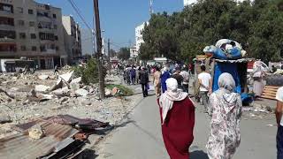 Massive eviction in Douar Wasti Ain Sbaa Casablanca [upl. by Llyrad]