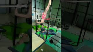 FLASHBACK 🏋‍♂ Santhoshs EPIC 720° Swing on High Bar 🤸‍♂  1st in India 🇮🇳 2022 [upl. by Salas445]