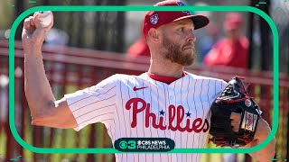 Zack Wheeler Philadelphia Phillies hold press conference after contract extension [upl. by Dorca250]