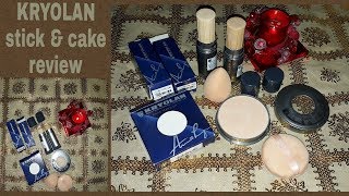 Kryolan TV paint stick heavy coverage stick foundation review in urdu  hindi [upl. by Fiedling]