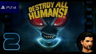 Destroy All Humans Remastered PS4 Part 2 [upl. by Aikim583]