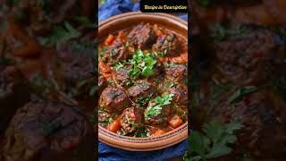 🇲🇦🥩🍅🍲 How to Cook Moroccan Kefta Tagine Morocco 🌰 Moroccan Kefta Tagine Recipe [upl. by Pitt]