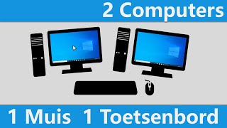 Bestuur meerdere Computers TEGELIJK met 1 Muis en Toetsenbord [upl. by Cod331]