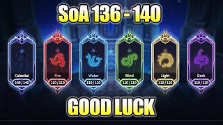 SPIRES OF ASCENSION SOA Floor 136  140 using CLEAF  Summoners War Chronicle [upl. by Susy]