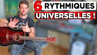 6 RYTHMIQUES INDISPENSABLES À LA GUITARE  Avec Exemples [upl. by Avot941]