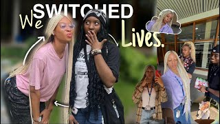 ep47 I SWITCHED CHANNELS WITH MICHELLE FOR A DAYschool year 4 hangoutskincare uni uncensored10 [upl. by Tare68]