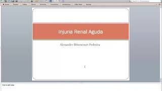 Injuria Renal Aguda  Parte 1 [upl. by Jarita502]