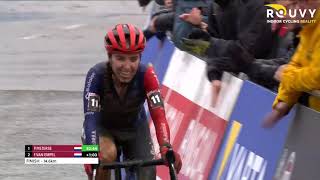 Highlights 2022 UCI Cyclocross World Cup Overijse  Elite Women [upl. by Ardnasela181]