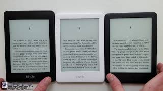 2019 Kindle with Frontlight vs Older Kindle Comparison [upl. by Enaht282]