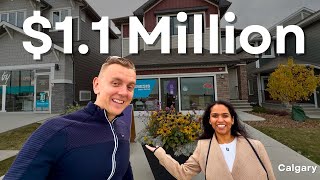 Luxury 11 Million Showhome Tour In Calgary Alberta [upl. by Ollehcram94]