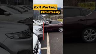 How to Easily Exit a Parking Spot Without Scraping Other Vehicles cardrivingtips automobile car [upl. by Casilde]