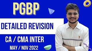 PGBP  CA CS CMA Inter  Executive  detailed revision NovDec 22 Onwards [upl. by Ylluz]