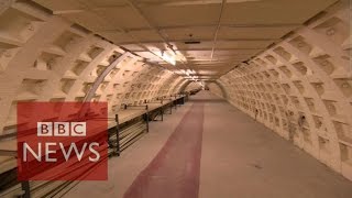 Forgotten secret wartime Tube station opened  BBC News [upl. by Janerich]