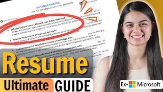 How to make Ultimate Resume  Step by step guide for Software Engineers [upl. by Alakcim32]