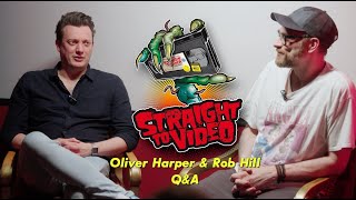 QampA with Oliver Harper amp Rob Hill at Straight to Video 80s Video Shop [upl. by Eniamrehc]