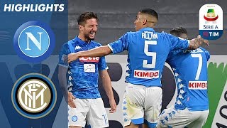 Napoli 41 Inter  Napoli hit four to dent Inters UCL chance  Serie A [upl. by Mixam]