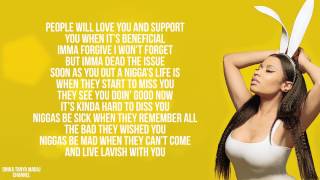 Nicki Minaj  Pills N Potions Lyrics On Screen 2014 [upl. by Aron848]