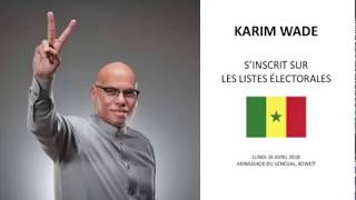 Sénégal  Karim Wade s’inscrit [upl. by Nirok]