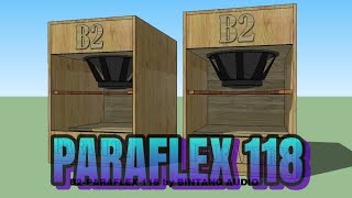 PARAFLEX 118 BOX SPEAKER [upl. by Anwahsar]