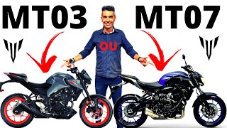 YAMAHA MT 03 OU MT 07  FAÇA A ESCOLHA CERTA ✅🎯 [upl. by Yaral]