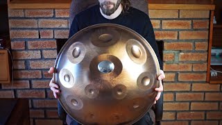 F Low Pygmy 21 Ember Steel  McCarthy Handpan [upl. by Zipah202]