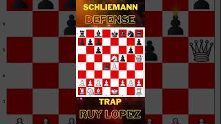 RUY LOPEZ  Schliemann Defense chess games Opening win ruylopez trap chessgame chesscom [upl. by Azmah]